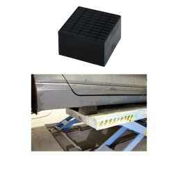 Patin de levage à profil bloc haut, 100 x 100 x 60 mm, conçu pour éviter d'endommager la carrosserie des véhicules lors de l'utilisation de ponts élévateurs à ciseaux, de ponts élévateurs encastrés dans le sol, ainsi que de ponts élévateurs standard à 2 et 4 montants. 
Il est doté d'une partie supérieure rainurée, pour une meilleure prise et un levage plus sûr. La nouvelle gamme de patins/blocs de levage Laser est fabriquée à partir d'un matériau en polyuréthane (PU) très résistant, léger et durable, qui résiste également à l'huile. 
Le polyuréthane est bien plus léger que le caoutchouc traditionnel, dure beaucoup plus longtemps et a une plus grande flexibilité, ce qui réduit le risque de dommages dus à la pression sur la carrosserie du véhicule. 
En outre, le PU est plus facile à recycler et s'inscrit dans la lignée des autres produits Laser qui sont déjà en PU recyclé, pour une gamme de produits plus respectueuse de l'environnement. 
La gamme complète comprend une variété de patins/blocs, conçus pour couvrir un large éventail d'applications en atelier et en carrosserie.

1 patin à profil bloc haut, 100 x 100 mm, convenant aux élévateurs à ciseaux, aux élévateurs encastrés dans le sol, ainsi qu'aux élévateurs standard à 2 et 4 montants.
60 mm d'épaisseur ; 0,71 kg.
Très durable et résistant à l'huile.
Fabriqué en polyuréthane (PU) solide.
Également disponible en jeu de 4, voir la référence Laser n° 62588.