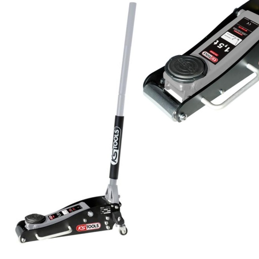 Cric rouleur hydraulique alu acier type nascar 1,5t (13,5kg)