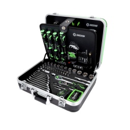 Valise d'outillage g&eacute;n&eacute;raliste COMPETITION 1/4'' + 1/2'' 149 pcs
6 pans
Syst&egrave;me FlankTraction
Finition satin&eacute;e
Chrome Vanadium
Dans son coffre en Aluminium