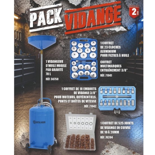 Pack outillage vidange