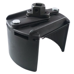 Mécanisme automatique de réglage spécifique gauche / droite permettant un desserrage et un serrage de différentes tailles de filtres à huile 
Mors dentés 
Faible encombrement 

 Utilisation : Filtre à huile/carburant, cartouches de déshumidificateur, etc. 

