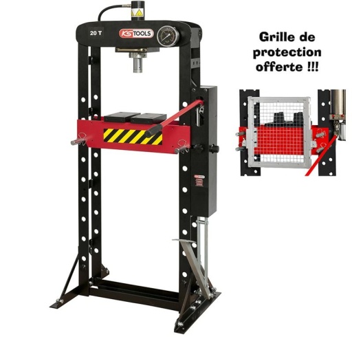 Presse hydraulique 20t avec pédale d'approche