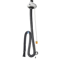 Ce groupe d'aspiration monophasé avec flexible suspendu est conçu pour l'extraction directe des gaz d'échappement émis par les pots d'échappement des véhicules (voitures, camionnettes, camions, motos) dans les garages et ateliers. Cet extracteur est un équipement pratique d’utilisation et facile à mettre en place à l'aide de son tuyau et son entonnoir / buse en caoutchouc avec prise CO. Son corps peut-être est fixé sur un mur ou sur une structure métallique et vous devez raccorder sa sortie pour rejeter les gaz aspirés à l’extérieur du local (rigide ou souple). Ventilateur en fonte d'aluminium pour durée de vie accrue.
Caractéristiques :
Puissance moteur : 750W.
Tension - Fréquence : 230V - 50Hz (4.6A).
Indice de protection : IP44.
Niveau sonore 68dB.
Bouton d'arrêt d'urgence type coup de poing.
Longueur du câble d'alimentation : 5m de câble avant et après le bouton.
Longueur du tuyau d'aspiration : 5M caoutchouc anti-écrasement D. 100mm (résistance 200°C).
Aspiration : +/- 500-680m3/h.
Refoulement (sortie) : ø160mm.
Articles optionnels : SA 3228 GAINE D'EXPULSION Ø160mm L.3m, SA 3230 MANCHON TOLE POUR GAINE D'EXPULSION Ø160mm, SA 3223 METRE TUYAU HAUTE TEMPERATURE 500°C GAZ ECHAP. Ø100mm.
SAV et consommables : SA 0420 MOTEUR ASPIRATEUR GAZ ECHAPPEMENT 220V 0,75KW 4,6A, SA 0439 BOUTON D'ARRET D'URGENCE TYPE COUP DE POING, SA 3217 METRE TUYAU ANTI-ECRASEMENT 200°C GAZ ECHAP. Ø100mm, SA 3217-1 METRE TUYAU ANTI-ECRASEMENT 200°C GAZ ECHAP. Ø100mm >1M, SA 3217-2 METRE TUYAU ANTI-ECRASEMENT 200°C GAZ ECHAP. Ø100mm >2M, SA 3217-3 METRE TUYAU ANTI-ECRASEMENT 200°C GAZ ECHAP. Ø100mm >3M, SA 3217-4 METRE TUYAU ANTI-ECRASEMENT 200°C GAZ ECHAP. Ø100mm >4M, SA 3222 EMBOUT ECHAPPEMENT Ø100mm, SA 3227 COLLIER SERRAGE METALLIQUE Ø150-160mm, SA 3233 EMBOUT ECHAPPEMENT OVALE (DOUBLE SORTIE) Ø100.


Caractéristiques :
- ventilateur en fonte d'aluminium 220V, 750W, 4.6A
- niveau sonore 68dB
- bouton d'arrêt d'urgence type coup de poing (5m de câble avant et après le bouton)
- 5m de tuyau caoutchouc anti-écrasement 
- Ø100mm-200°C
- supports muraux
- entonnoir en caoutchouc avec prise CO
- aspiration : +/- 500-680m3/h
- refoulement : Ø160mm





À PROPOS DE LA MARQUE CLAS
Notre Marque CLAS « Garage Solutions » basée en Savoie (France), a été créée en 1996. Nous sommes depuis toujours un acteur innovant de l’équipement et de l’outillage technique pour véhicules légers, utilitaires et poids lourds. Aujourd’hui, nous évoluons vers un écosystème offrant des solutions globales, bénéfique pour l’ensemble de nos partenaires. Nous nous adaptons à vos besoins et budgets, en étant toujours plus simple et réactif avec des hommes et des femmes experts, passionnés, au cœur d’une digitalisation à votre service. Consolidant notre leadership en France, nous accélérons notre expansion afin de devenir un acteur clef à l’international. 