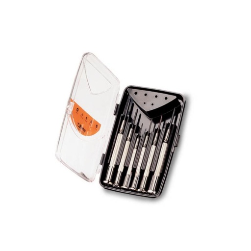 Coffret 6 tournevis pour micro-mecanique plats beta