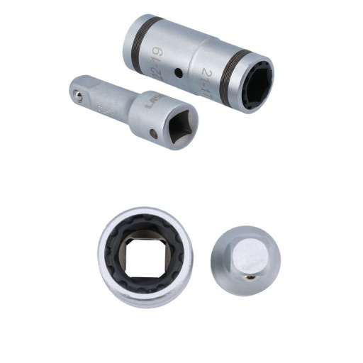 Douille 4-en-1 pour écrou de roue à carré de 1/2"