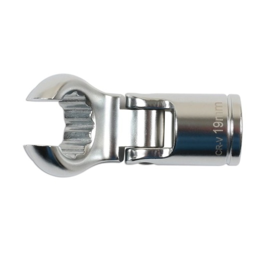 Clé « crowfoot » articulée de 19 mm à carré de 1/2"
