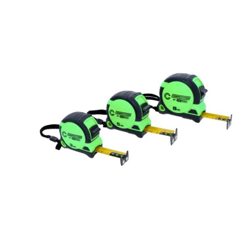 Jeu de mètres à ruban COMPETITION 3 pcs 3-5-8m