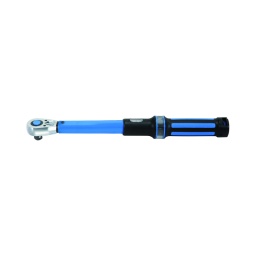 Clé dynamométrique 1/4 de 5 a 25 nm
cette clé possede une tête de cliquet pourvue d'un bouton poussoir pour verrouiller les douilles.
- précision +- 3%
- déclenchement sensitif et auditif
- utilisation dans les ambiances bruyantes et/ou sans visibilite
- réglage et verrouillage du couple a l'extremite de la cle
- verrier de réglage extremement precis
- cliquet 48 dents (angle de reprise très faible) 

infos s.a.v garantie
moin d'un an : garantie complète 
plus d'un an : si la réparation necessite un recalibrage. il vous sera facture 59.8eur ttc (tarif 2012)