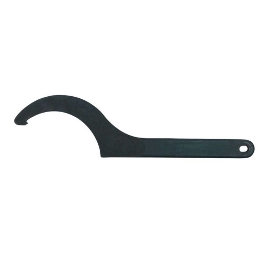Clé à ergot brunie pour écrous à encoches latérales, 205-220 mm