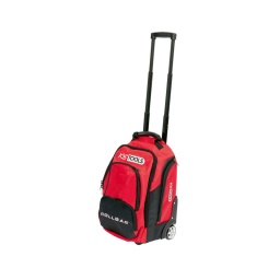 Sac rollbag à bras télescopique
- système de trolley
- bretelles et dos mousses
- sangle de poitrine
- tissu ultra-resistant
- porte outil amovible
- rangements pratiques et nombreuses poches
- cloison spéciale pour tournevis et cles
- support pour metre-ruban
- dos renforcé en kevlar pour une sécurité optimale