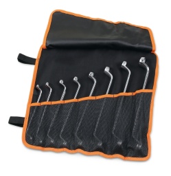 Trousse de 8 clés polygonales contre-coudée
6x7-8x9-10x11-12x13
14x15-16x17-18x19 
20x22 mm