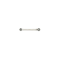 Clé mixte cliquet 4 en 1
 
- 8-9-10-11mm - nouvelle technologie gearplus qui permet de deserrer ou serrer 4 taille d'écrous avec une seule clé !
- clé cliquet 72dents réversible
- chrome vanadium mat 
- grantie vie