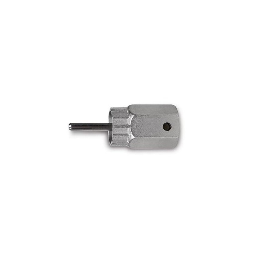 Clé extracteur pour roues libres Shimano à cassette avec embout de guide, nickelée