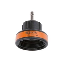 Adaptateur pour circuit de refroidissement m50 x 2.5
- idéal pour tester les circuits de refroidissement
- raccord rapide
- filetage intérieur
utilisation : ford (fiesta >1995. focus >1998. fusion >2006).
opel (astra f et g. corsa b. tigra. vectra). porsche (911>1999. boxter >1997).
 mercedes (classe ml. w163. w164).
gmm saab (900 1994-1998).
 land rover (discovery 1989- 2004). range rover 1988-1994. etc.