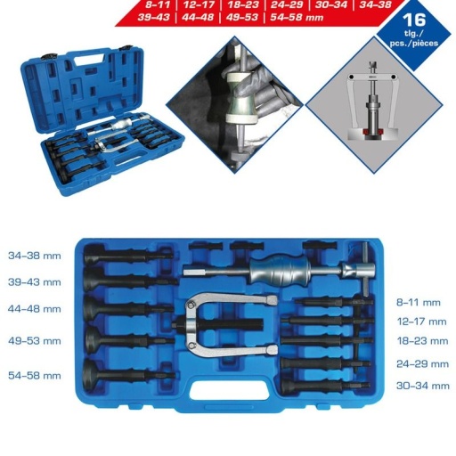 Coffret d’extracteur de roulement intérieur