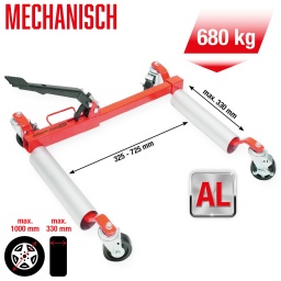 Utilisable du côté conducteur comme du côté passager
Les roues directionnelles permettent un rangement dans des endroits exigus
Idéal pour manoeuvrer les véhicules
Se déplace facilement dans toutes les directions
Pour déplacer facilement les véhicules en cours de réparation
Pour showrooms, ateliers, services de dépannage
Utilisation simple grâce à la pédale
Avec roulettes en polypropylène
Rouleaux de manutention en aluminium
Indispensable quotidiennement dans tout atelier
Construction massive en acier
