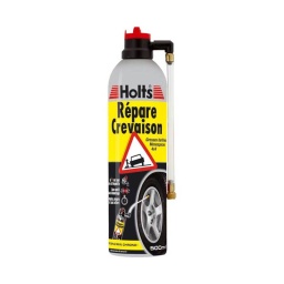 Regonfle pneus
melange gaz / latex qui permet d'obturer le trou de la crevaisonjusqu'a 5mm de diamètre de regonfler le pneu
sans effort. sans outil et sans démontage
système unique et exclusif holts : bouton 1/4 tour (transfert facile)
regonfle les pneus tubeless. sans chambre
efficace par tous les temps memm par gel
peut s'utiliser avec l'Aérosol tête en bas