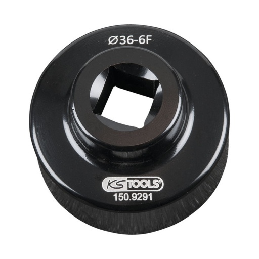 Cloche pour filtre à huile 36mm 6 cannelures