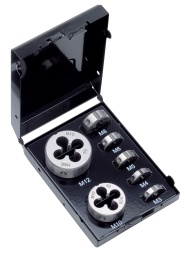Coffret de Filière rondes P.V.98 HSS-E M 3 - 12