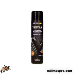Nettoyant textile
cette mousse nettoyante a
sechage rapide permet de nettoyer
les supports en textiles comm  les
sieges de véhicules par exemple.
elle a un effet sec. de hautes proprietes dissolvantes et laisse un parfum subtil.