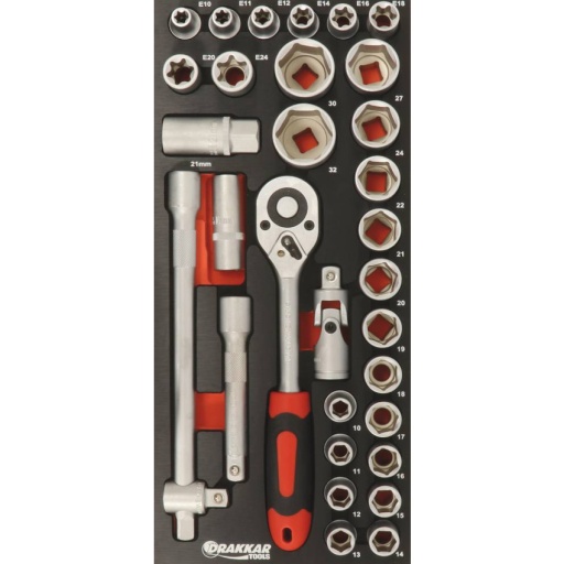 Module douilles 1/2 32 pièces