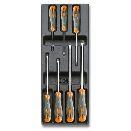 Module thermoformé tournevis plats beta 7 pièces