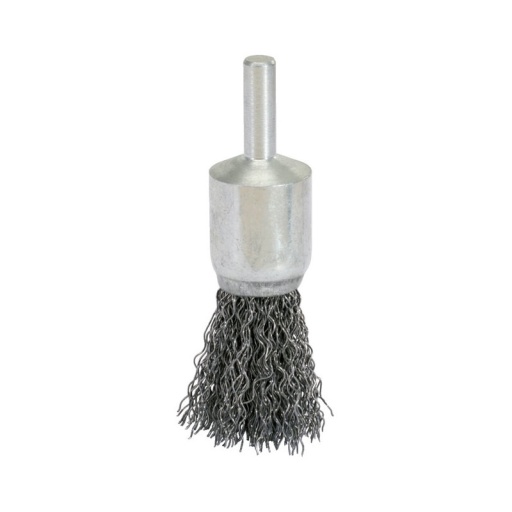 Brosse pinceaux inox 23mm sur tige 6mm 
