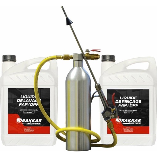 Kit de lavage et rinçage du filtre à particules (FAP)