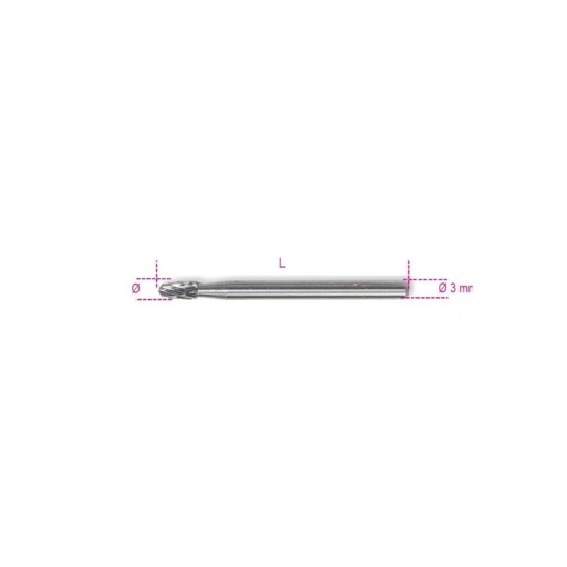 Mini fraise queue 3mm