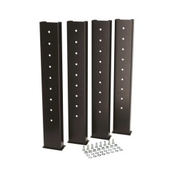 Pour surélever l'établi 865.0202 
Permet une hauteur sous établi de 950 mm compatible avec les éléments SRM et jusqu'à 1060 mm max 
Réduit la charge admise de 1 t à 500 kg 

