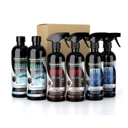 Boîte de lavage Diamondbrite 1
Contient : Shampoing céramique x2.
Verre ultra x2.
Rouge rubis x2.