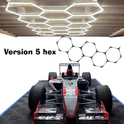 Ensemble eclairage atelier hexagonale 5 hexagones en ligne 203W
Consommation d'&eacute;nergie 203 kWh/1000h
Tension d'entr&eacute;e AC165-265V
Flux 24360lm
Flux par Watt 120lm/W
IP 20
Temp&eacute;rature de couleur corr&eacute;l&eacute;e 6000K
Couleur lumi&egrave;re Lumi&egrave;re blanche
&Eacute;tiquette d'efficacit&eacute; &eacute;nerg&eacute;tique E
Angle de faisceau 180&deg;
Cycles marche / arr&ecirc;t 25 000x
Allumage instantan&eacute; 0.1s
Fr&eacute;quence de fonctionnement 50-60 Hz
Temp&eacute;rature -20&deg;C / +40&deg;C
Ra &ge; 80
Maintien du flux lumineux en fin de vie 70%
Taille du produit 1234x3741mm