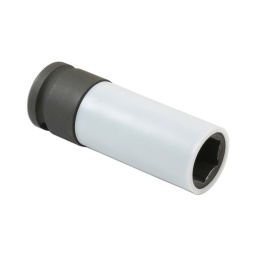Carré de 1/2" x 18mm à 6 pans.
Application : Modèles Ford.
85mm de long avec entraînement sur les flancs du carré à 6 pans.
En chrome-molybdène.
Paroi fine avec manchon de protection pour éviter tout endommagement