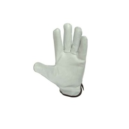 Tout cuir pleine fleur de bovin. serrage élastique au poiget. 
Excellente qualite
Utilisation: Gros travaux
EN420-EN388