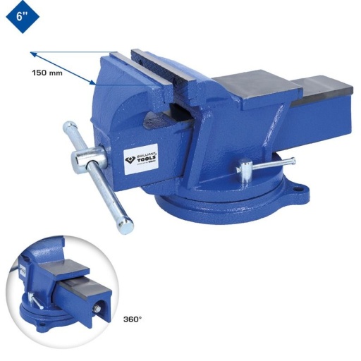 Etau 6 à mors parallèles  150 mm