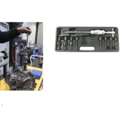 Composition : 
- SA3401 : masse à inertie 1kg L.380mm 
- SA3402 : 1 embout de prise intérieure Ø8mm à 10mm 
- SA3403 : 1 embout de prise intérieure Ø10mm à 12mm 
- SA3404 : 1 embout de prise intérieure Ø12mm à 14mm 
- SA3405 : 1 embout de prise intérieure Ø15mm à 17mm 
- SA3406 : 1 embout de prise intérieure Ø17mm à 20mm 
- SA3407 : 1 embout de prise intérieure Ø20mm à 24mm 
- SA3408 : 1 embout de prise intérieure Ø25mm à 29mm 
- SA3409 : 1 embout de prise intérieure Ø30mm à 32mm