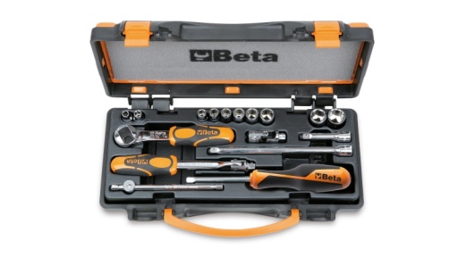 Coffret douilles 1/4 cote en pouce