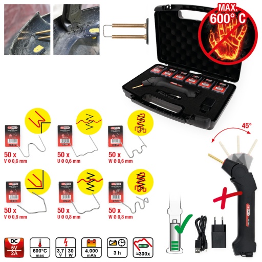Kit de reparation pour plastique 303 pcs