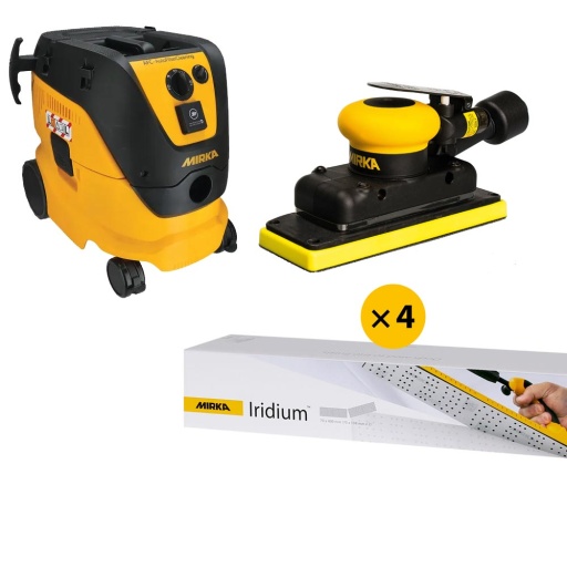 Pack ponceuse OS383CV avec extracteur de poussière 1230 L AFC