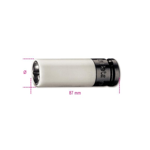 Douille à chocs 17mm gainée  1/2" beta série 720pl