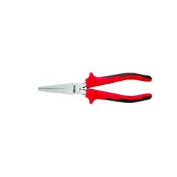 Pince à bec plat ultimate
- selon din / iso 5745
- hrc 54 + / - 3
- ouverture automatique
- machoires dentées
- poignées bi-matière
- finition chromée mat
- chrome vanadium