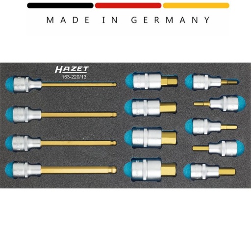 Module douille haute résistance mâle 6 pans 13 pièces