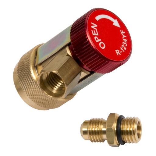 Raccord haute pression 12 mm avec adaptateur 1/4" - Gaz R1234