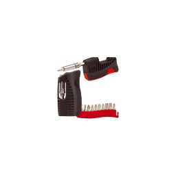 Etui d'embouts. fente. ph. pz

- design compact et léger - se glisse dans votre chemise /votre poche
- forme ergonomique pour un travail sans fatigue
- avec embout de vissage interne intégré dans l'etui
- embout pliant
- porte embout magnétique slim avec système de blocage inclus idéal pour les espaces extremement etroits
- agencement precis et ordonne des embouts 1/4'' les plus courants
- pour fonctionnement manuel et tournevis électrique
- carré d'entrainement 6 pans selon din 3126 / iso 1173 aeur c 6.3