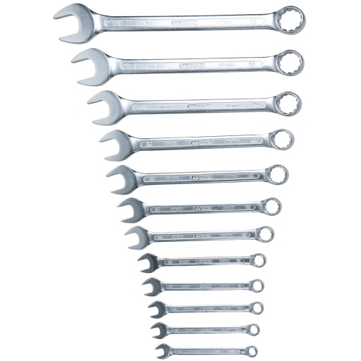 Jeux de clés mixtes coudées 12 pcs 10-32mm