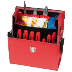 Isolation selon IEC 60900
Cuir vachette rouge
Bretelles de transport