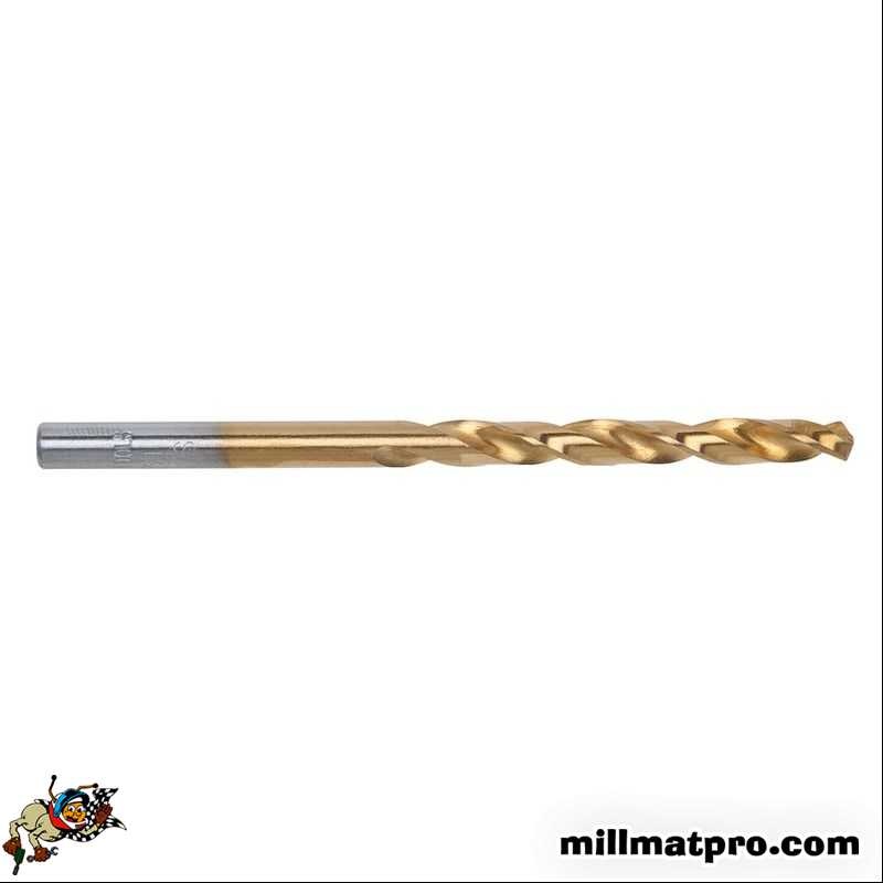 Foret Hélicoïdal 8,8 Mm – Longueur 123 Mm, Acier Rapide 6542, Pour Métal, Bois, Plastique