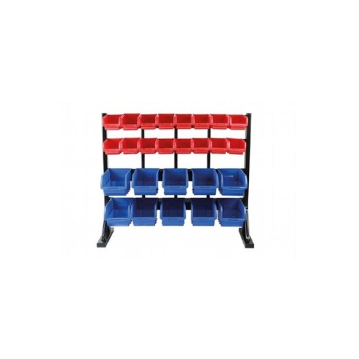 Stand pour établi pour 26 bacs de rangement 