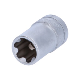 Torx-E-Plus (EPL)
Carré d'entraînement intérieur selon DIN 3120 / ISO 1174 avec encoche pour verrouillage par bille
Pour une utilisation manuelle
Finition satinée
Chrome Vanadium