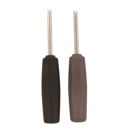 Lot 2 outils démonte-obus tarés pour valves de pneus avec tige en acier robuste, résistant à la corrosion et poignée en plastique. Couple : 25Ncm et 45Ncm.
Couple :
25Ncm
45Ncm







À PROPOS DE LA MARQUE CLAS
Notre Marque CLAS « Garage Solutions » basée en Savoie (France), a été créée en 1996. Nous sommes depuis toujours un acteur innovant de l’équipement et de l’outillage technique pour véhicules légers, utilitaires et poids lourds. Aujourd’hui, nous évoluons vers un écosystème offrant des solutions globales, bénéfique pour l’ensemble de nos partenaires. Nous nous adaptons à vos besoins et budgets, en étant toujours plus simple et réactif avec des hommes et des femmes experts, passionnés, au cœur d’une digitalisation à votre service. Consolidant notre leadership en France, nous accélérons notre expansion afin de devenir un acteur clef à l’international. 